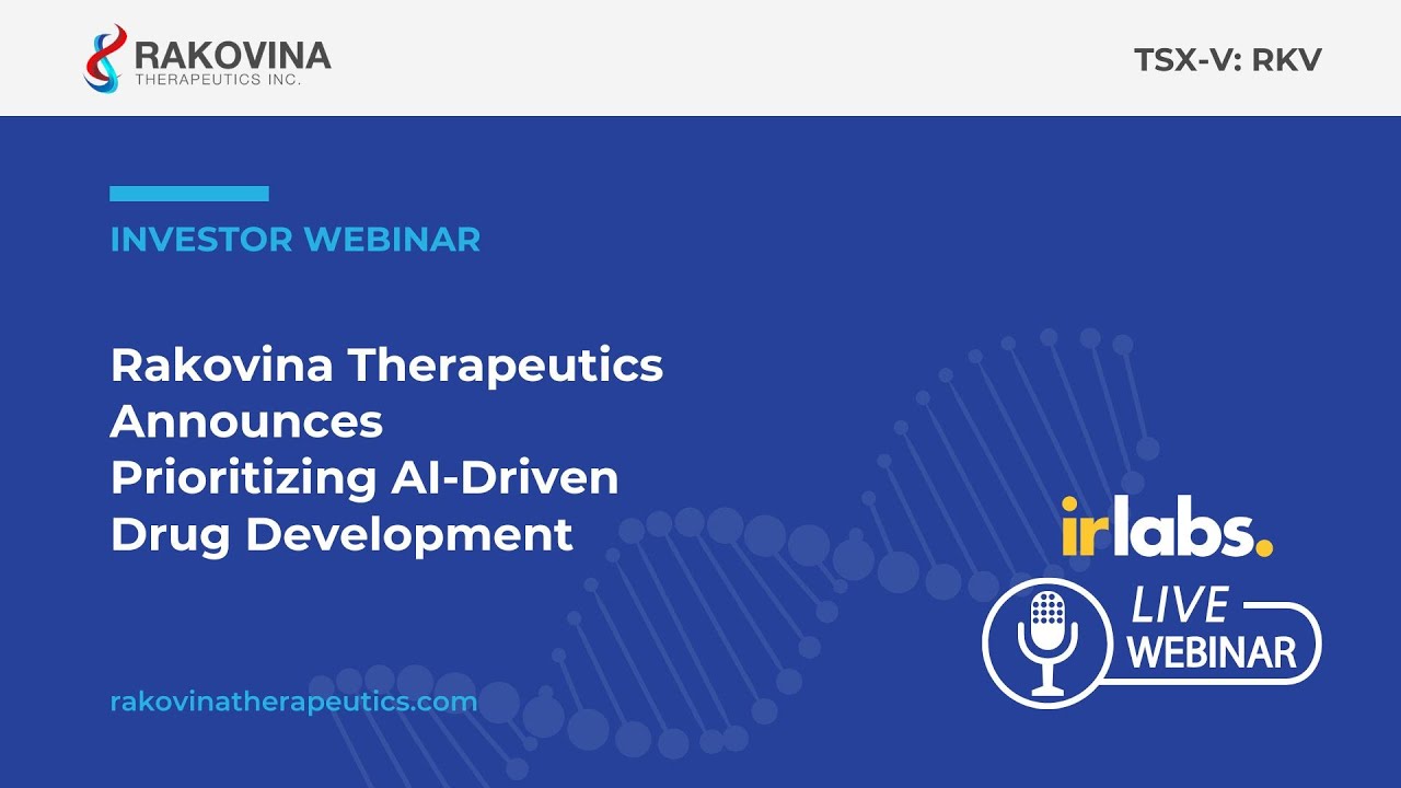 Rakovina Therapeutics (TSX-V: RKV) - How AI is accelerating cancer drug ...
