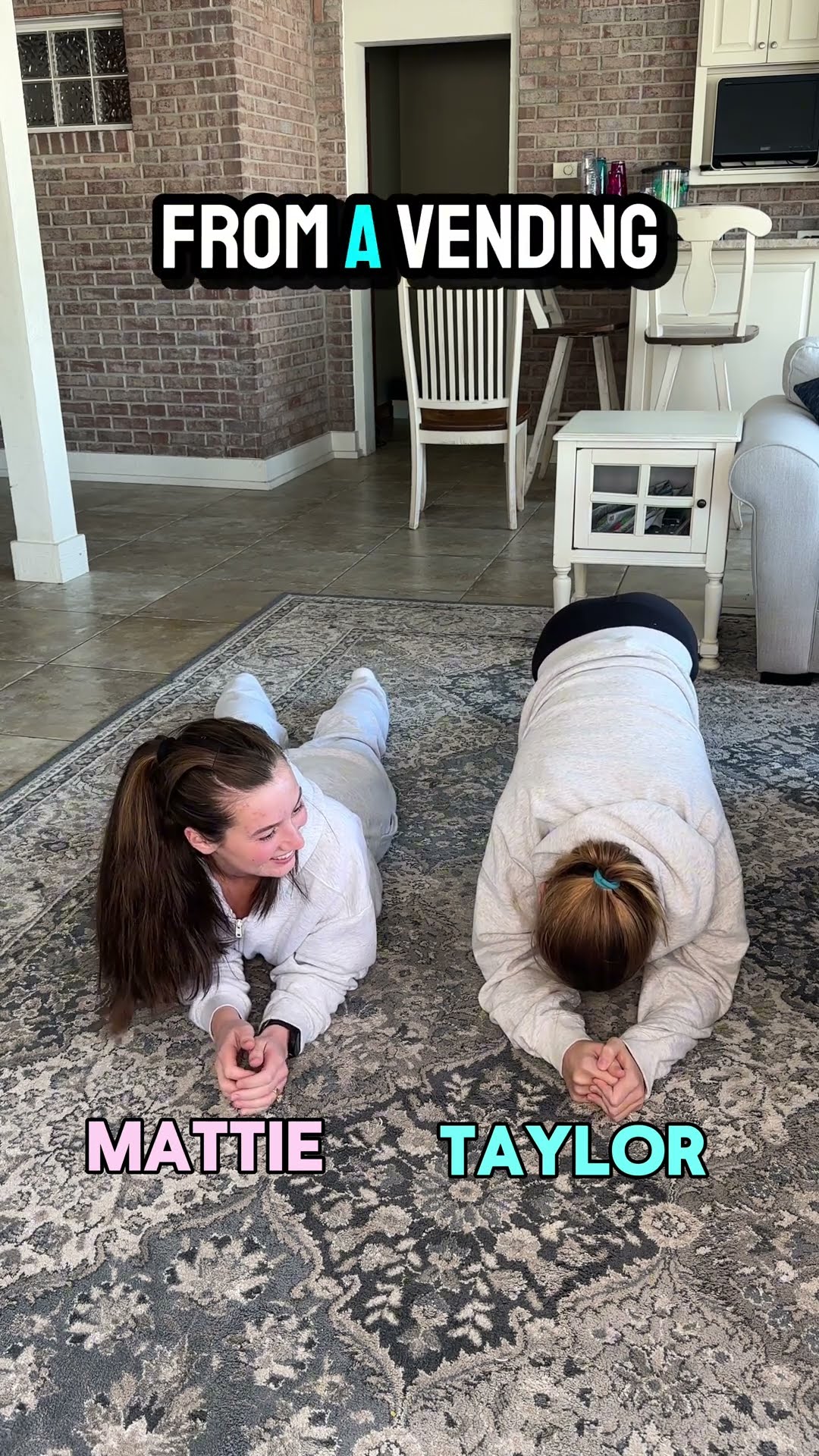 How long can she hold the plank???? #challenge #trivia