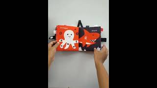 Ocean Black and White Visual Stimulation Cloth book