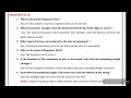 VIVA QUESTIONS FOR FREQUENCY OF AC