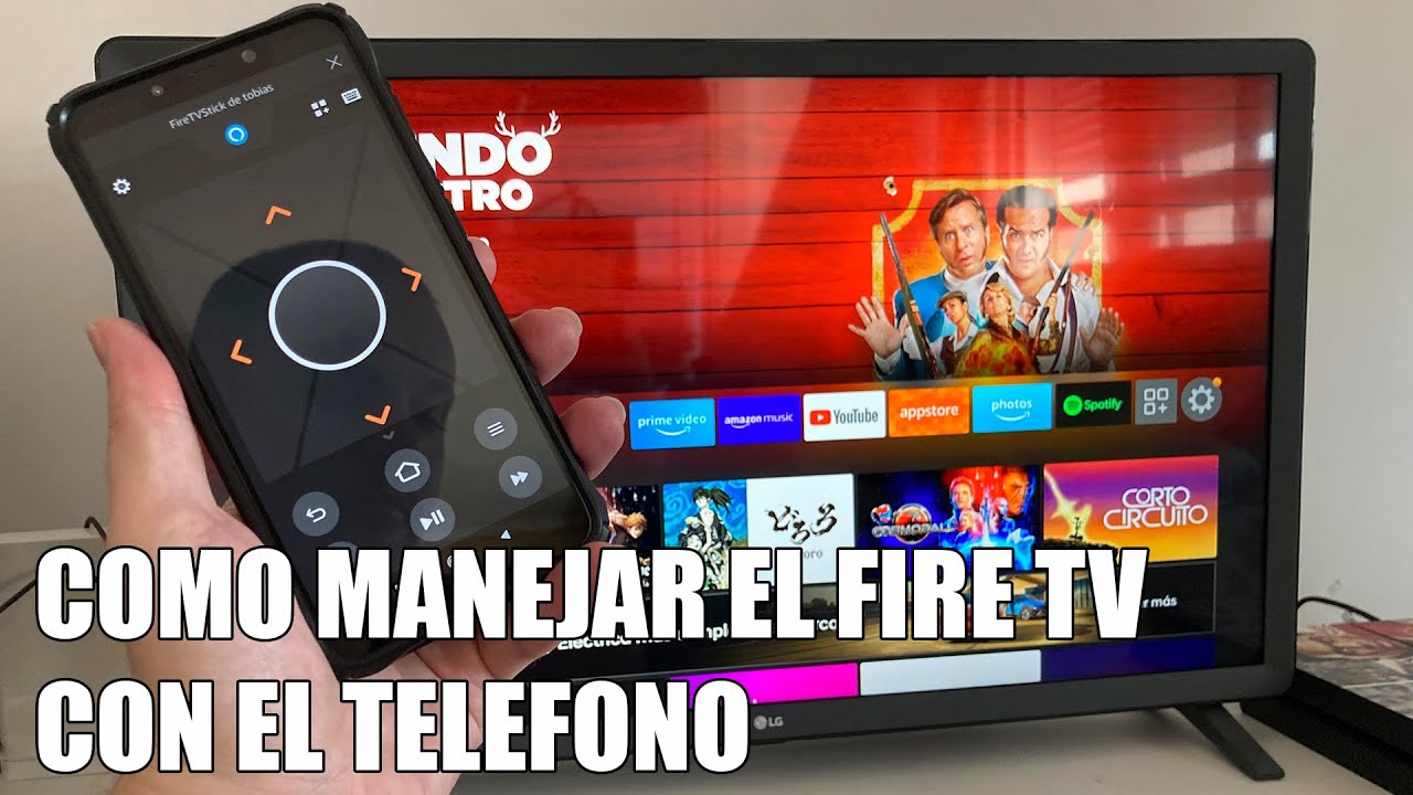 Como Manejar el Amazon Fire TV Stick con el Telefono - YouTube