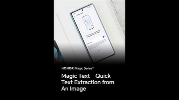 HONOR Magic Vs | Quick Text Extraction From An Image