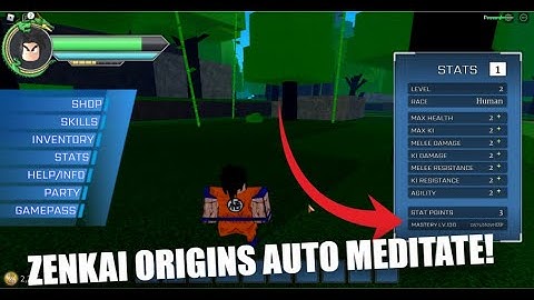 OP Zenkai Origin Auto Meditation + Free HTC Script | Get Levels Fast!