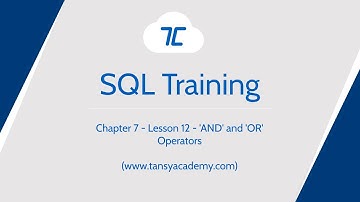 Tansy SQL Course | AND