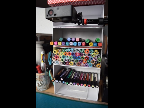 DIY Alcohol Markers Organizer $0 COST 