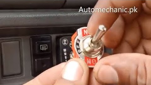 Alternate Solution Of CNG To Petrol Conversion Switch | Urdu Hindi Tutorial