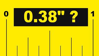 Where is 0.38 Inches on a Ruler or Tape Measure