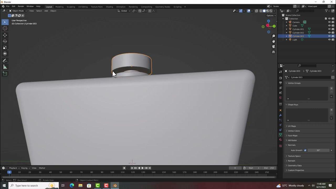 How to Make Bottle in Blender YouTube