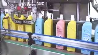Two heads tracking type screw capping machine inline capper