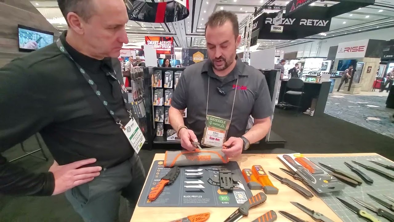 Shot Show 2025:  couteau à lames interchangeables HTX de Outdoors Edge