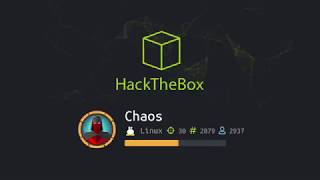 HackTheBox Chaos Walkthrough