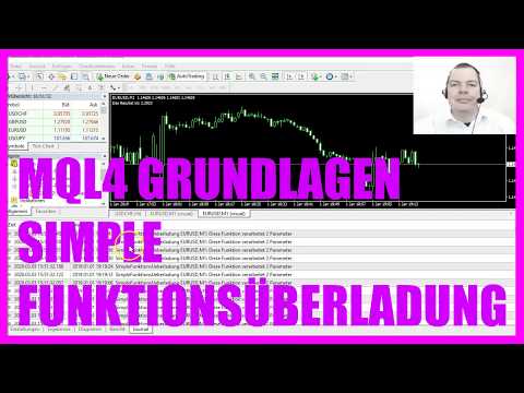 MQL4 TUTORIAL GRUNDLAGEN - 61 SIMPLE FUNKTIONS UEBERLADUNG