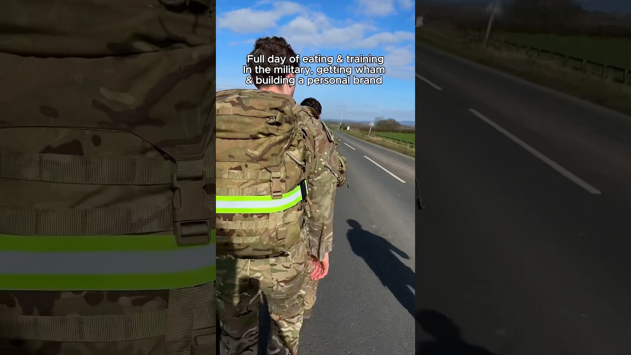 Full day of eating & training in the RAF Regiment