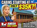 CABINS AT JUST $35K ?!? THESE MODULAR CABINS ARE AMISH BUILT AND SHIP NATIONWIDE 🚢 