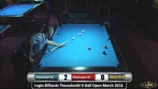 Login Billiards Thessaloniki 9-Ball Open Tournament March 2016 - Immonen vs. Chatoupis screenshot 5