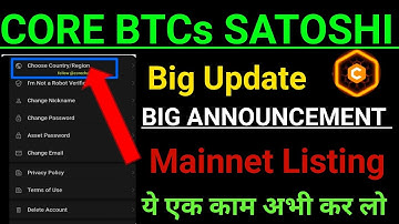 Satoshi core Mainnet Update/Satoshi New Update/Core Price prediction/CORE Mining Listing/#satoshhi