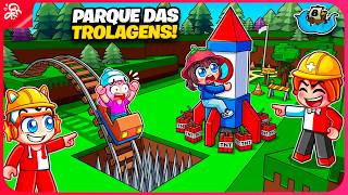 CONSTRUÍ O PARQUE DAS TROLLAGENS NO BUILD A BOAT ROBLOX