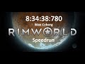 Rimworld Max Cyborg Speedrun 8:34:38:740
