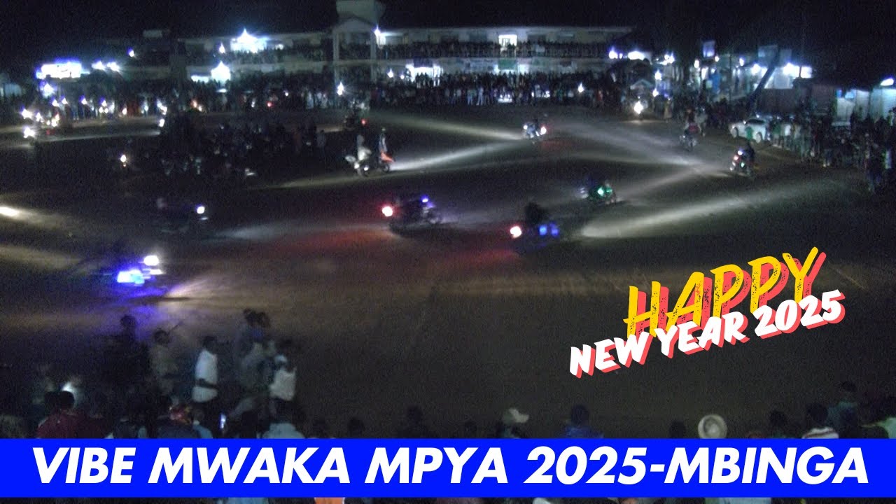 TAZAMA MBINGA WALIVYOUPOKEA MWAKA MPYA 2025 KWA MBWEMBWE