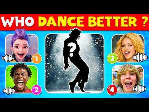 Guess Who's DANCING?💃🎶 Who Dances Better?🔥 Michael Jackson, K-pop Demon Hunters, IShowSpeed, Lay Lay