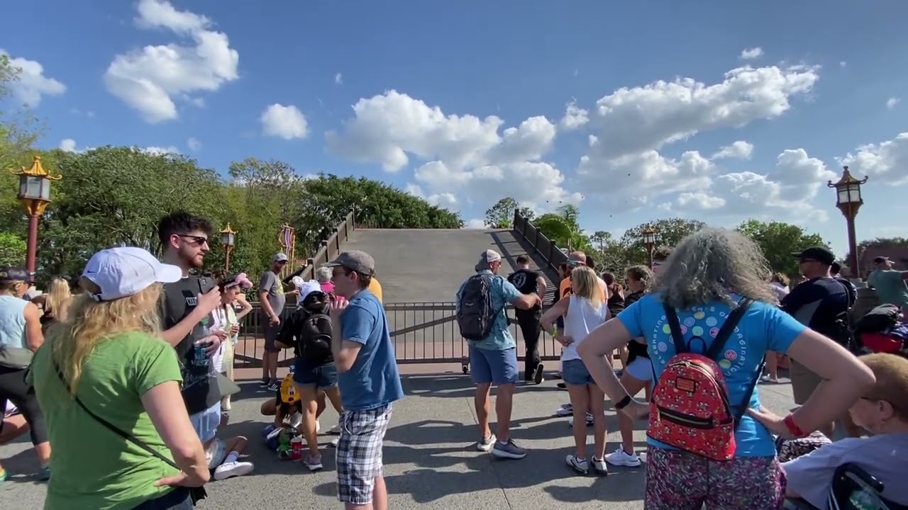 Epcot Draw bridge never seen open 2023