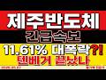 [제주반도체 주가 전망] 신고가 후 -23% 폭락?! 매수 자리 진입구간 잡아보자 #제주반도체