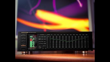 Onkyo Integra EQ-540 Best Vintage Stereo Graphic Equalizer Demonstration