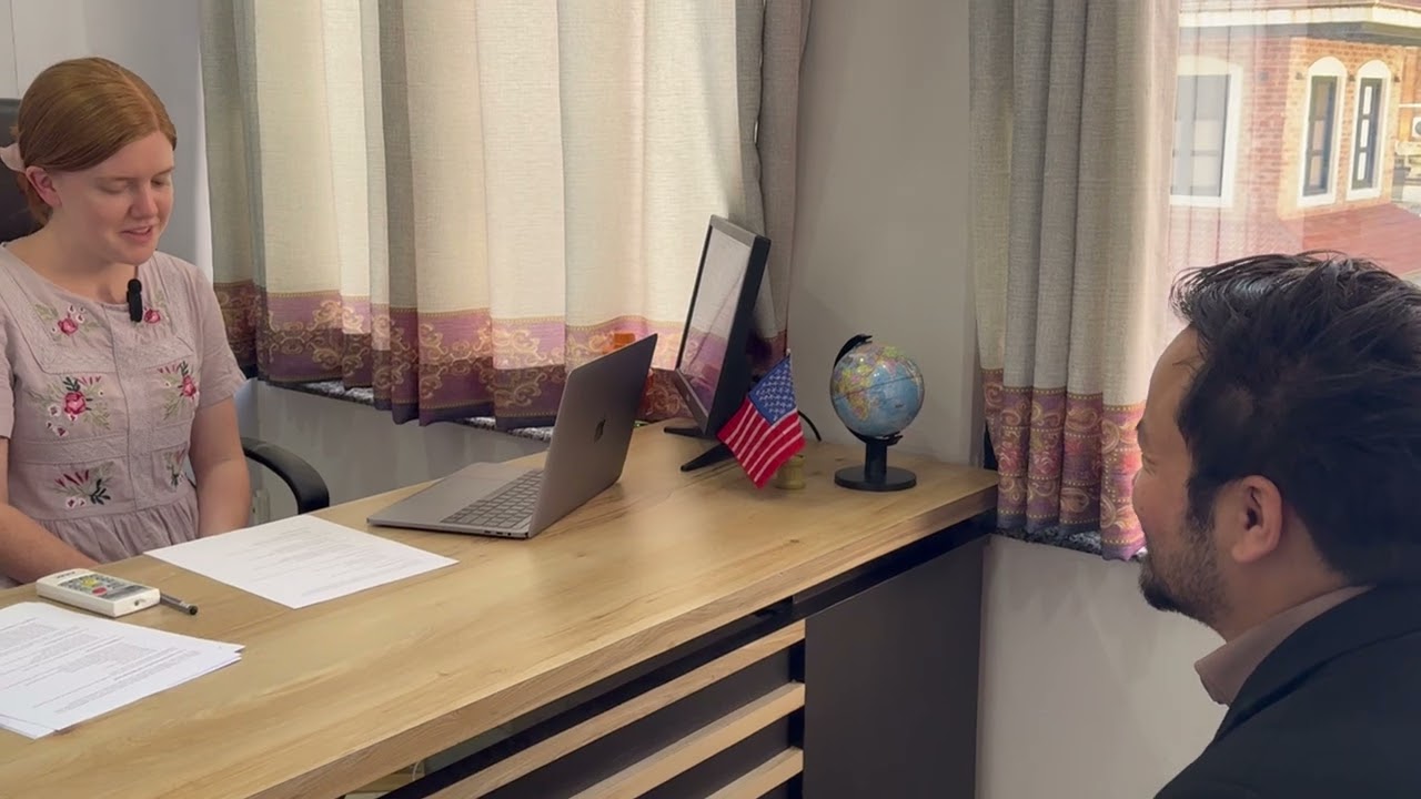 Собеседование на получение визы B1/B2 | Последние интервью на получение туристической визы в США ...