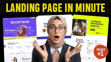 Create a Modern Landing Page Design (ZERO Coding) | Elementor WordPress Tutorial