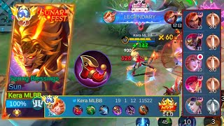 : SOLO RANK MOBILE LEGEND, SUN MENGUNAKAN ITEM SEPATU COOLDOWN