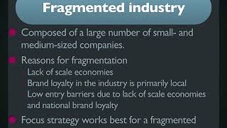 3 19 Business Level Strategy and The Industry Environment