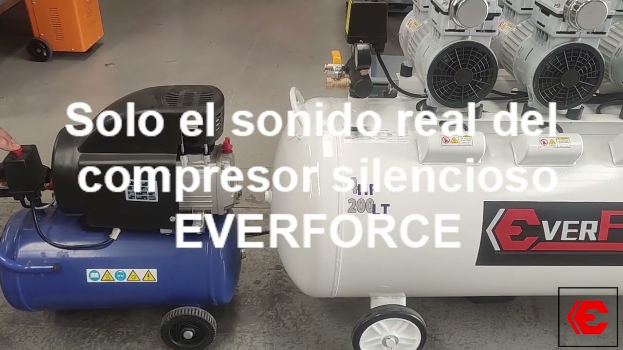 Compresor silencioso 100 litros Everforce - Everforce