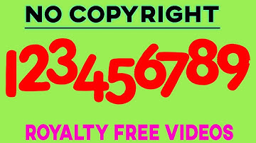 1 TO 10 COUNTDOWN / NUMBERS GREEN SCREEN / NO COPYRIGHT VIDEOS / FREE VIDEO / ROYALTY FREE