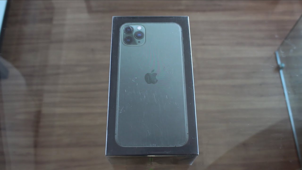 Unboxing Iphone 11 Pro Max Midnight Green Youtube