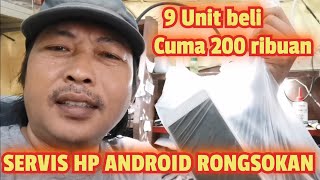 BELI 9 HP ANDROID BANGKE CUMA 200 RIBUAN#teksovlog