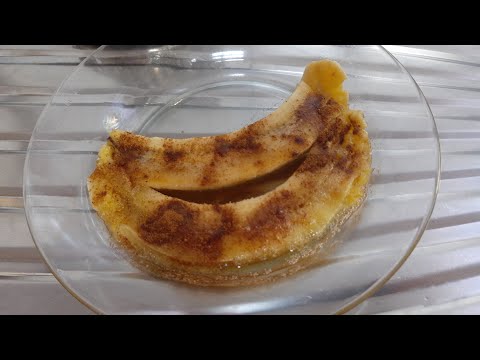 BANANA NO MICROONDAS