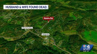 Detectives investigate after husband and wife found dead in Buncombe County home