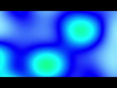 2h Psychedelic Blue Neon Background | No Sound 4K