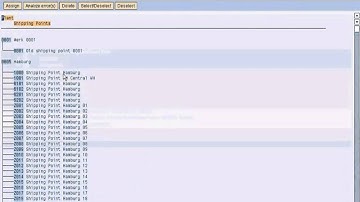 SAP SD - Assign Shipping Point To Plants