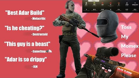 5000 hours, only know how to use the ADAR (Tarkov Adar Build)