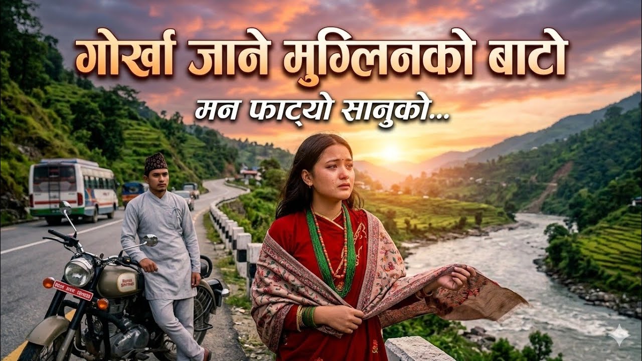 गोर्खा जाने मुग्लिनको बाटो | K kurama Sanuko Man Fatyo Sanuko | New Nepali Love Song 2026