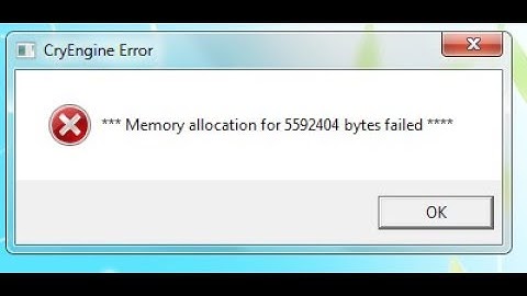Memory Allocation Failed Fixed(Warface)