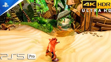 Crash Bandicoot N. Sane Trilogy (PS5 Pro) 4K HDR Gameplay