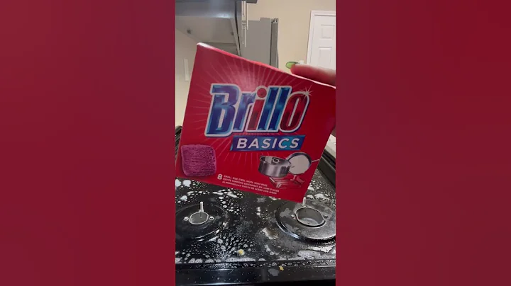 Clean my Gas Stove Range #amazonfinds #shorts #cle...