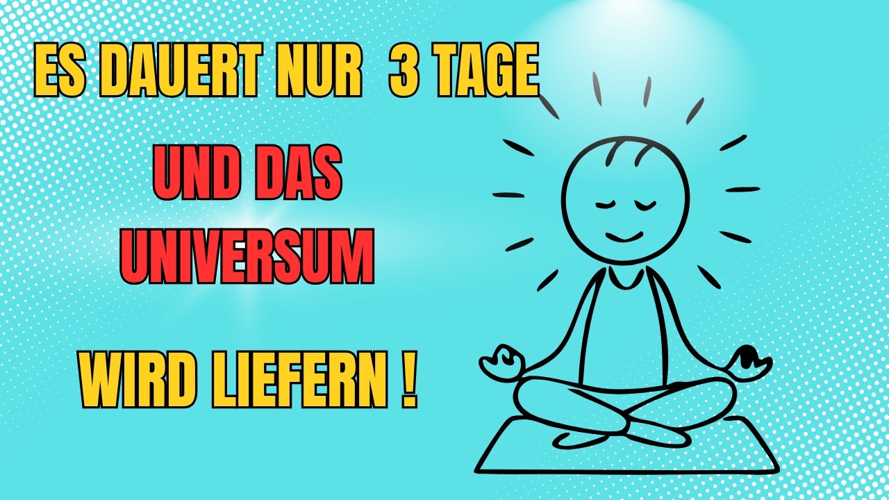 So fühlst du es, bis es sich manifestiert! !