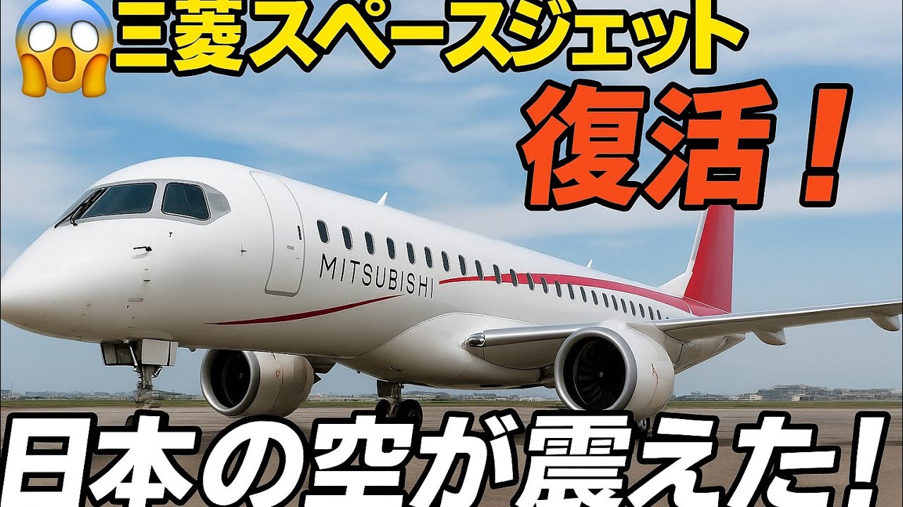 😱【衝撃の復活】三菱スペースジェット2026が帰ってきた!日本の空を