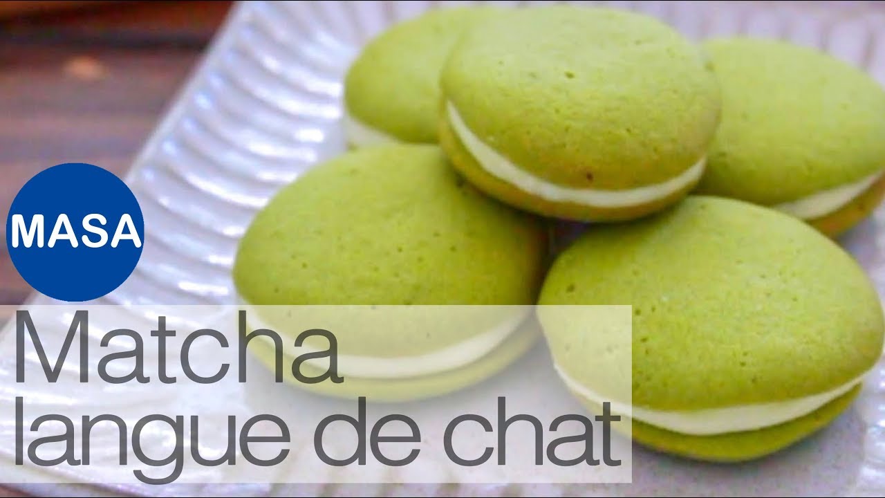 抹茶貓舌餅乾乳酪醬/Langue de chat |MASAの料理ABC