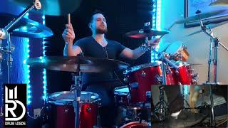 Vignette de la vidéo "REMOLINEANDO - DRUM COVER  (VERSIÓN METAL)#doblepedal #cover #drumlogos #drumcovers"