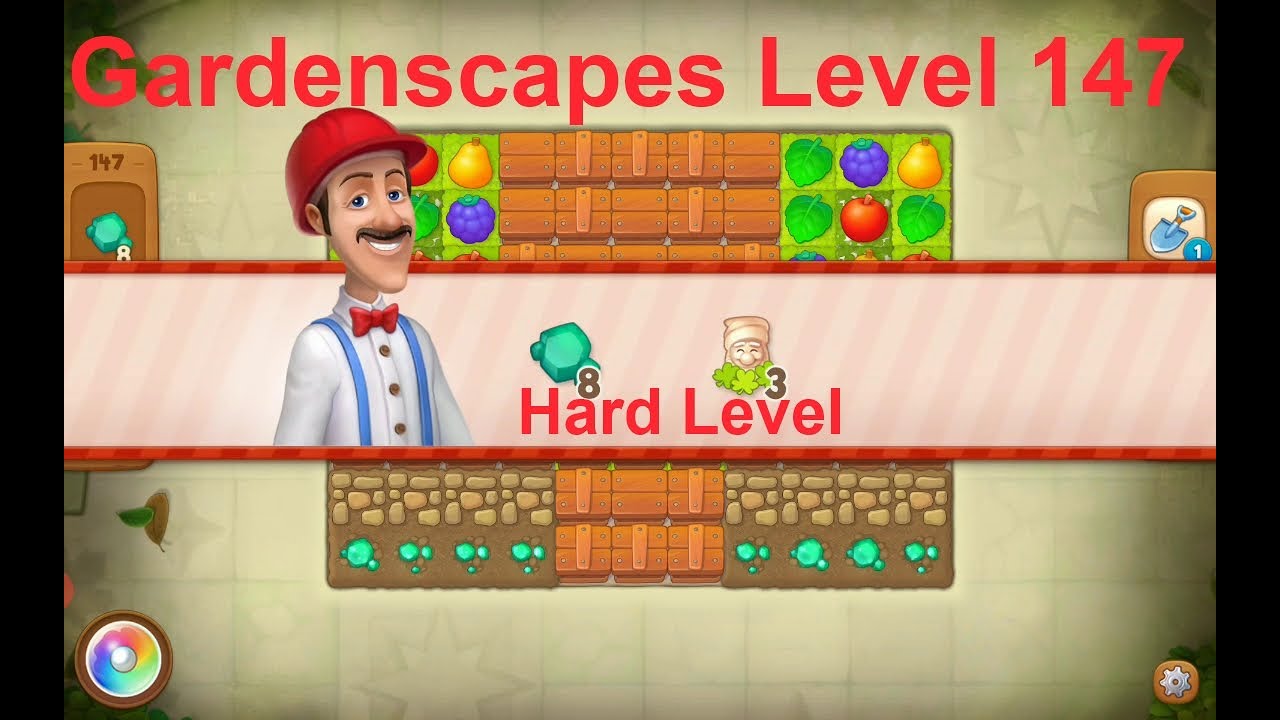 Gardenscapes Level 147 - [2020][No Boosters] solution of Level 147 on ...