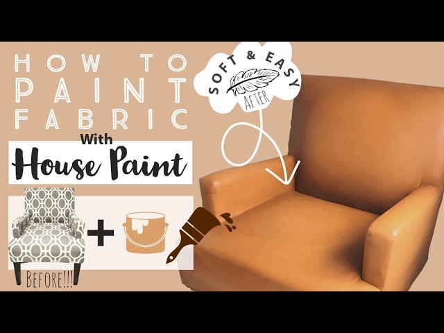 How to paint your microfiber couch to look like real leather! - Lily Ardor  - Fabric Paint